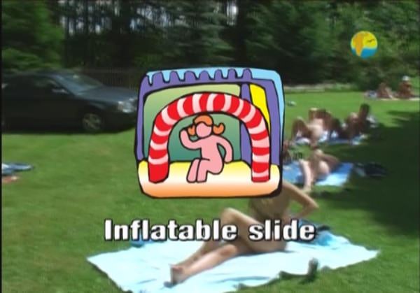 Inflatable Slide - Videos family nudism outdoors in summer [720x480 | 00:55:01 | 1,5 GB] (natirist beauty)