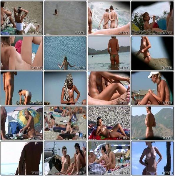 Couples on the beach - family nudism video [1280×720 | 00:24:05 | 644 МB] (natirist beauty)