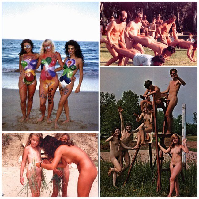 Vintage photo nudism - the culture of nudism (natirist beauty)